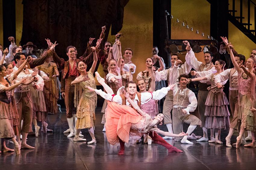 Polina Semionova - Kitri, Michal Krcmar - Basilio, Don Quijote - Patrice Bart, Photo - Mirka Kleemola (1)