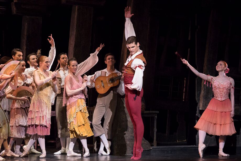 Abigail Sheppard - Kitri, Michal Krcmar - Basilio, Don Quijote - Patrice Bart, Photo - Mirka Kleemola (2)