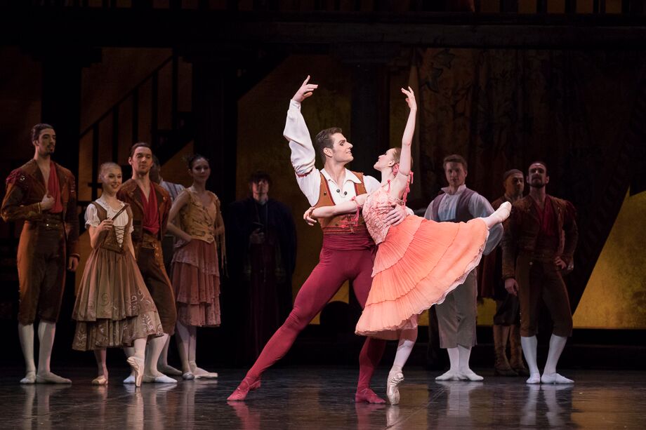 Abigail Sheppard - Kitri, Michal Krcmar - Basilio, Don Quijote - Patrice Bart, Photo - Mirka Kleemola (5)