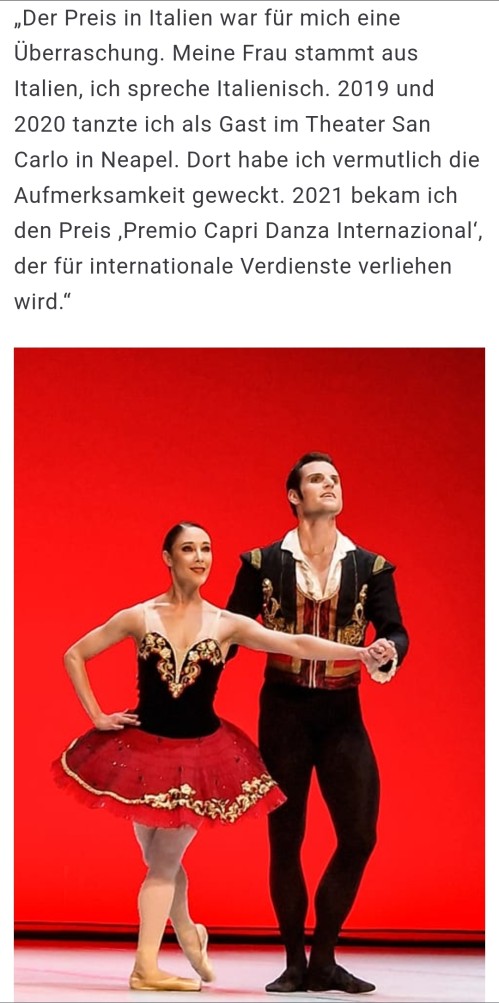 Radio International Michal Krcmar Erster Balletttänzer Gast