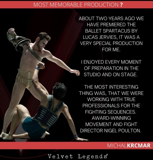 Dance Magazine Velvet Legend Interview Ballet Etoile Star Michal