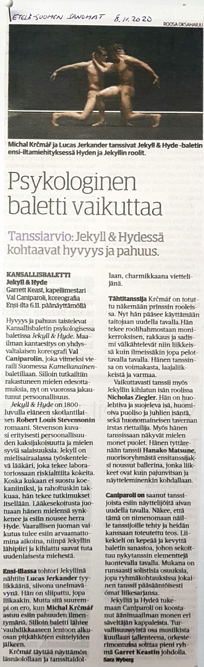 Jekyll & Hyde World Premiere Val Caniparoli Michal Krcmar FNB