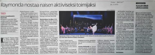 Turun Sanomat Raymonda Tamara Rojo Michal krcmar