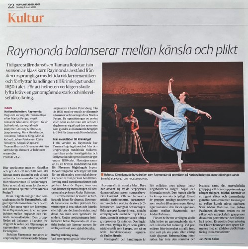 Hufvudstadsbladet Raymonda Tamara Rojo Michal Krcmar